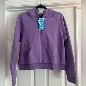 ••NWT MAGCOMSEN Half Zip Jacket Womens Size L PURPLE
